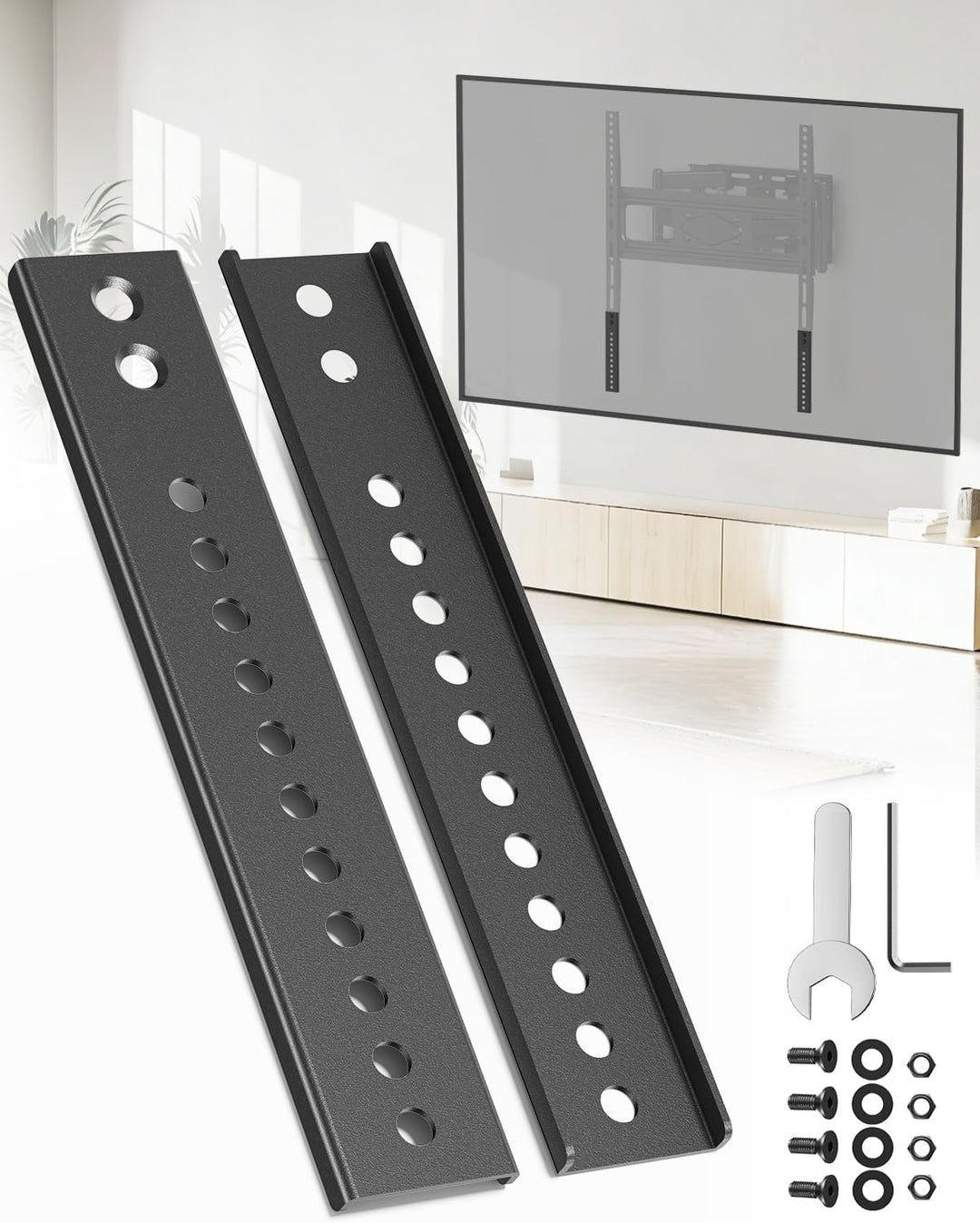 VESA Adapter Verlängerungsplatten – Erweiterungs Kit für TV Wandhalterung & Deckenhalterung, passend