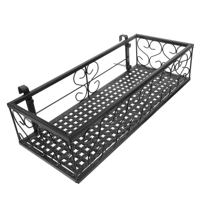 Cabilock Halterung Balkongeländer Blumenkasten Wandgitter Balkon Blumenständer Rack Pflanzkasten Bal