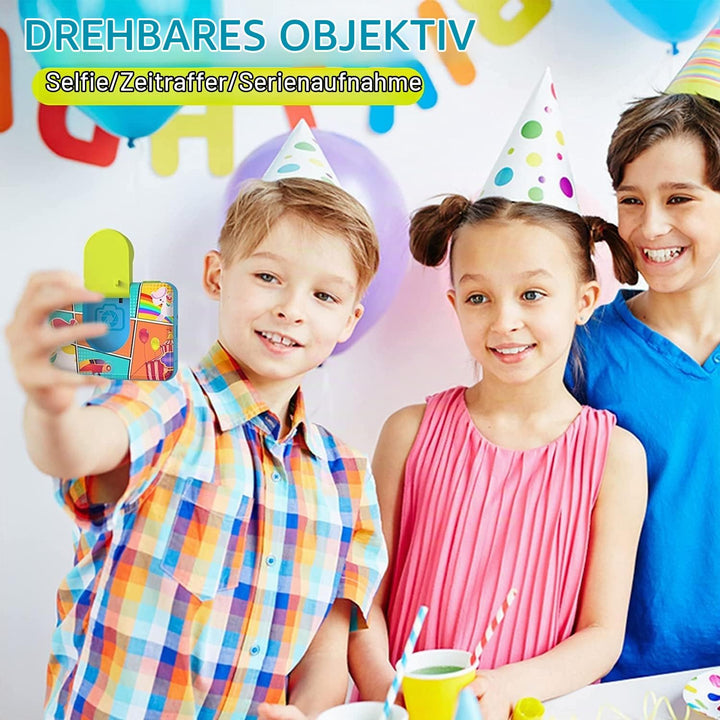 CHAKEYAKE Kinderkamera, 1080P HD Digitalkamera Kinder, Fotoapparat Wasserdicht Kamera Kinder für Out