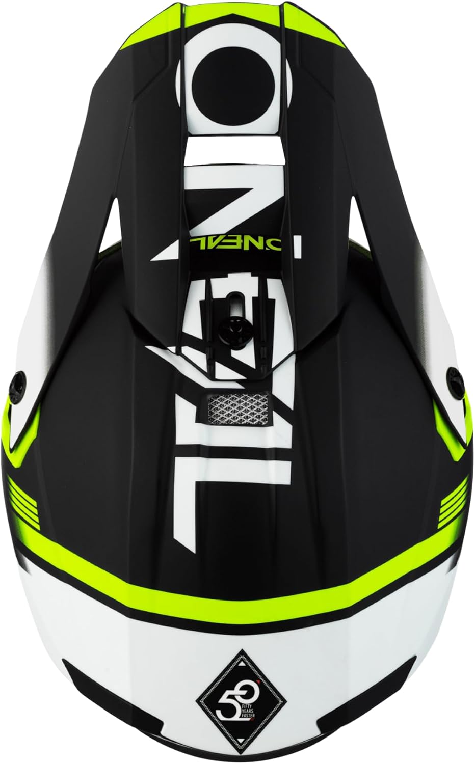 O'NEAL 10SRS Hyperlite Helm, Black/Neon Yellow