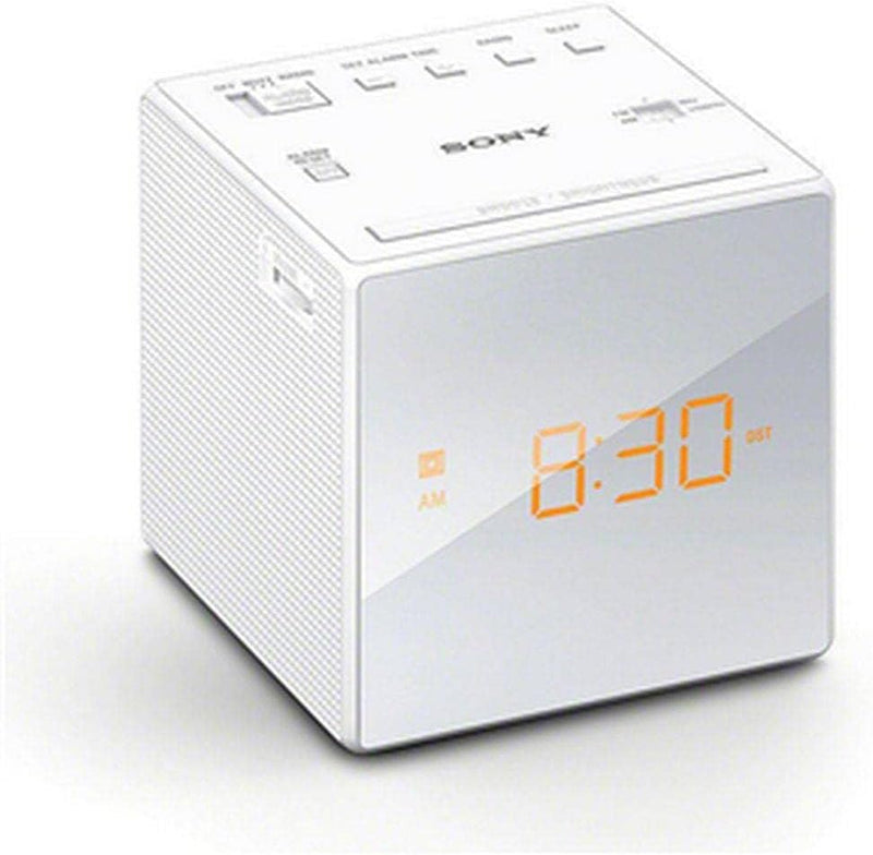 Sony ICF-C1W Uhrenradio (LED-Display, Alarm) weiss Weiss Single, Weiss Single