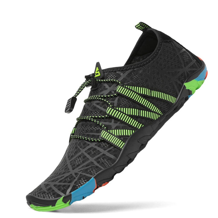 SAGUARO Herren Badeschuhe Damen rutschfeste Sohle Schnell Trocknend Schwimmschuhe 37 EU Graphit, 37