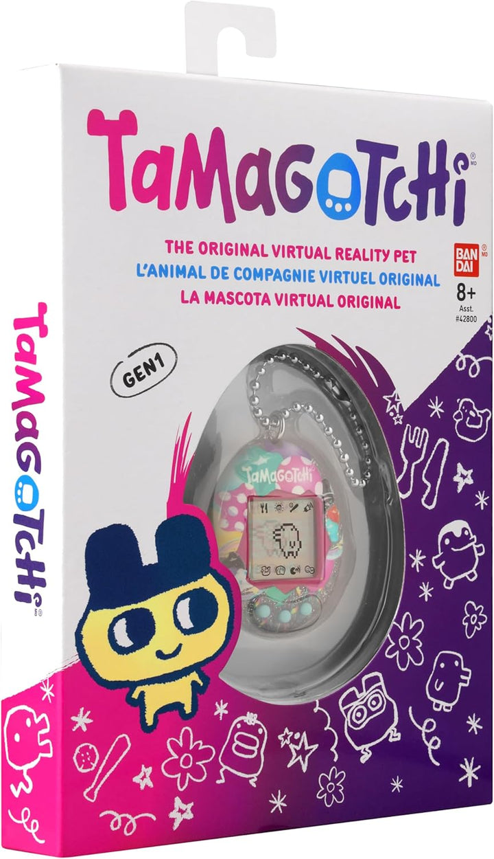 BANDAI 42988 Tamagotchi Original virtuelles Haustier Tama Picknick Mehrfarbig Elektronisches Spielze