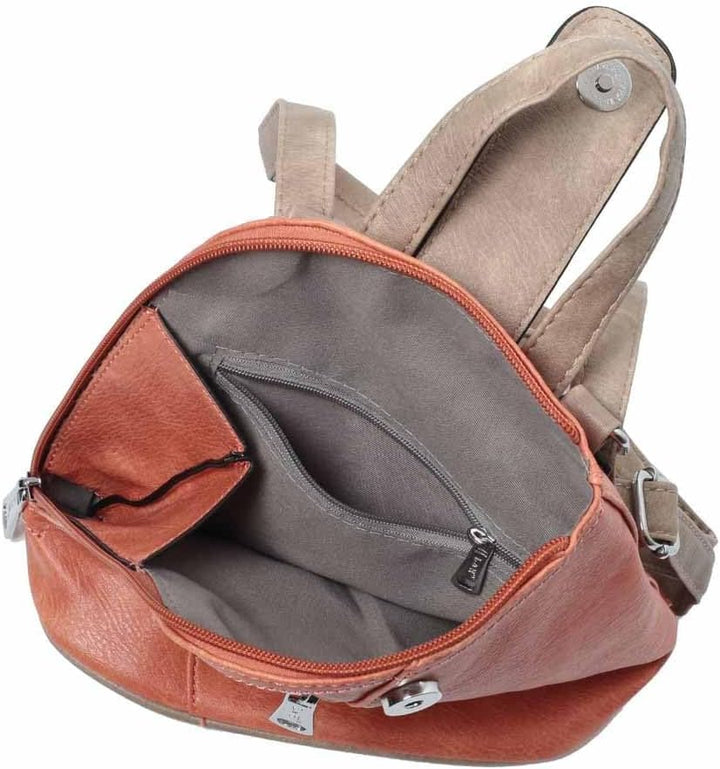 Damen Rucksack Schultertasche Umhängetasche BackPack Handtasche Crossover Crossbody Henkeltasche Rei