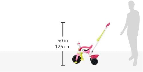 Smoby - Be Fun Komfort Dreirad (rosa) – für Babys und Kinder ab 10 Monaten - verstellbares Kinderdre