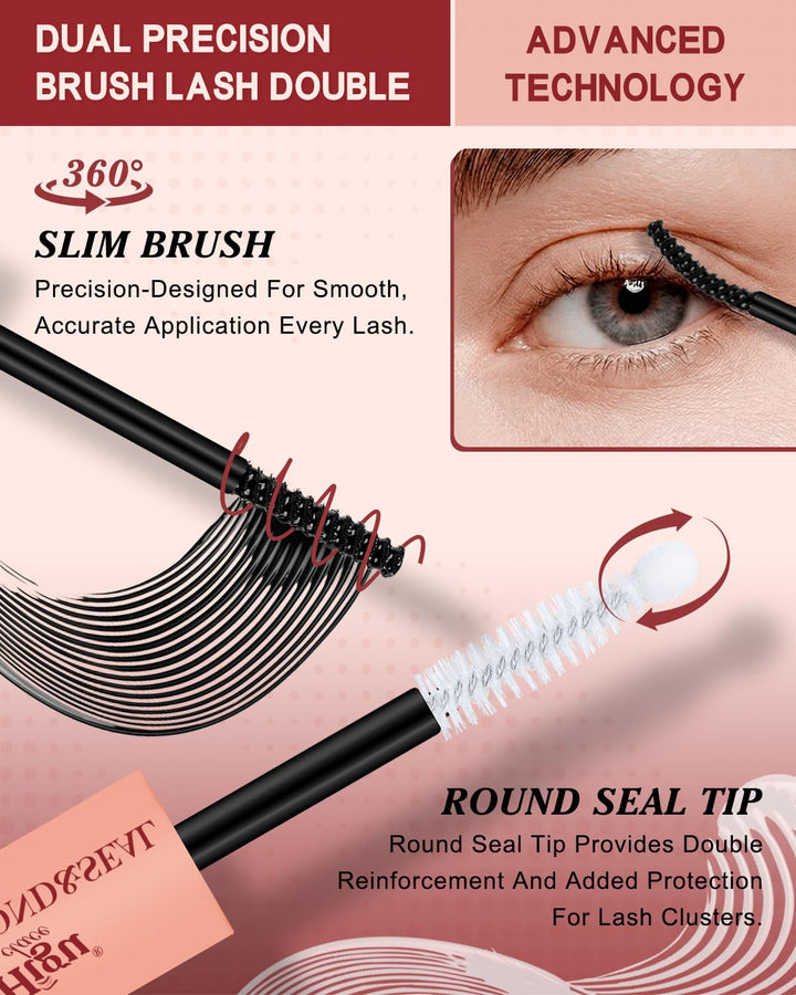 Higu clace Lash Bond &amp; Seal Set mit Remover – Wimpernkleber &amp; Entferner für Cluster Lashes &amp; DIY Wim