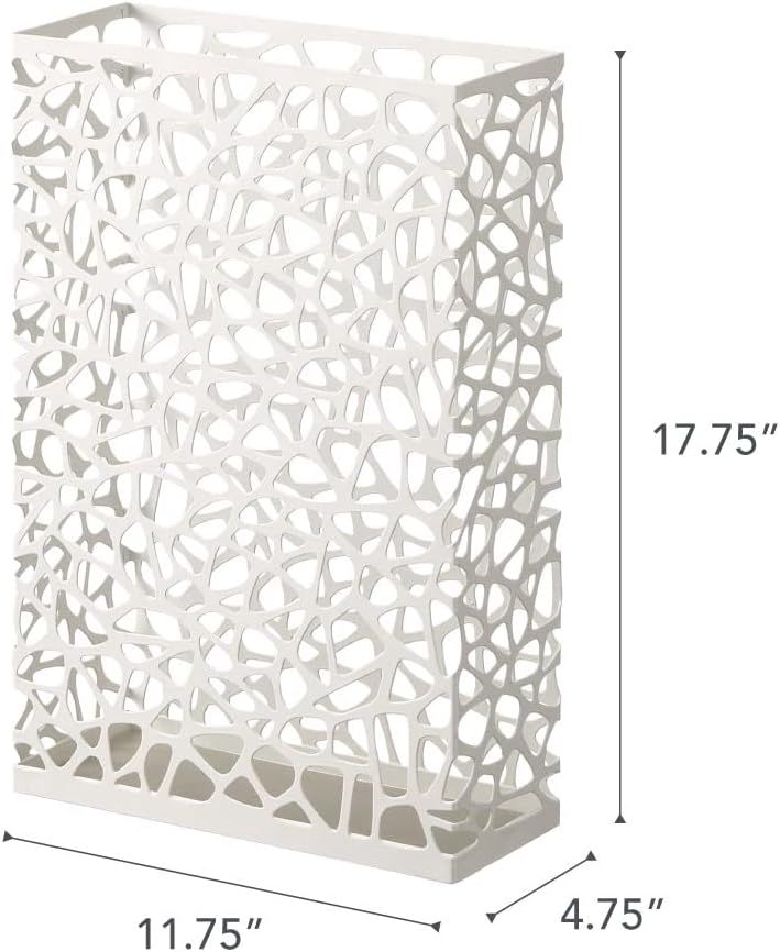 Umbrella Stand Nest rectangle - white Weiss, Weiss