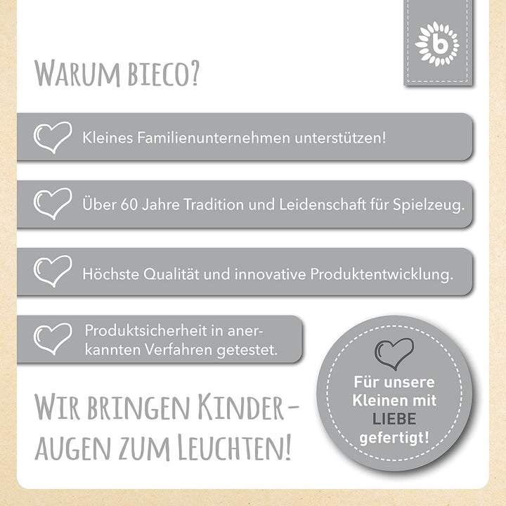 Bieco Lauflernwagen Holz | ab 1 Jahr | Multifunktionale Baby Lauflernhilfe | Laufwagen für Babys zur