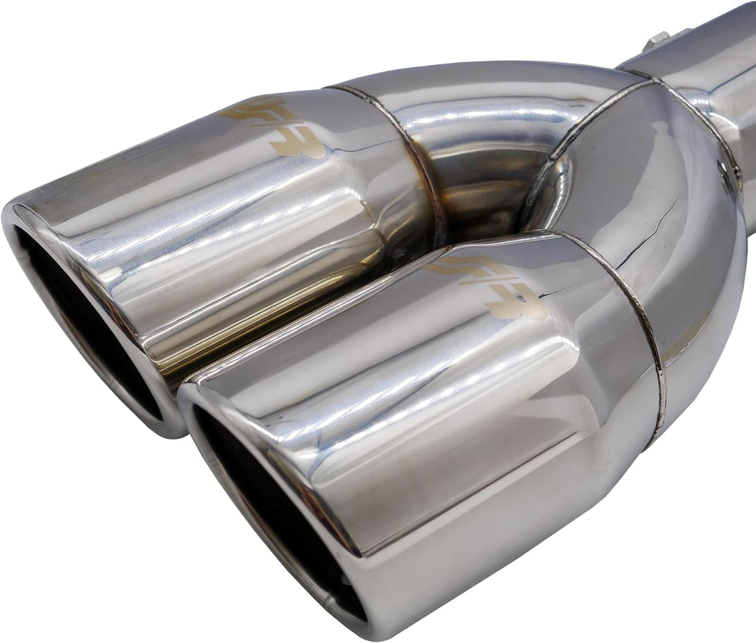 Simoni Racing TRX/18 Exhaust Tip Double Rounded, Inox