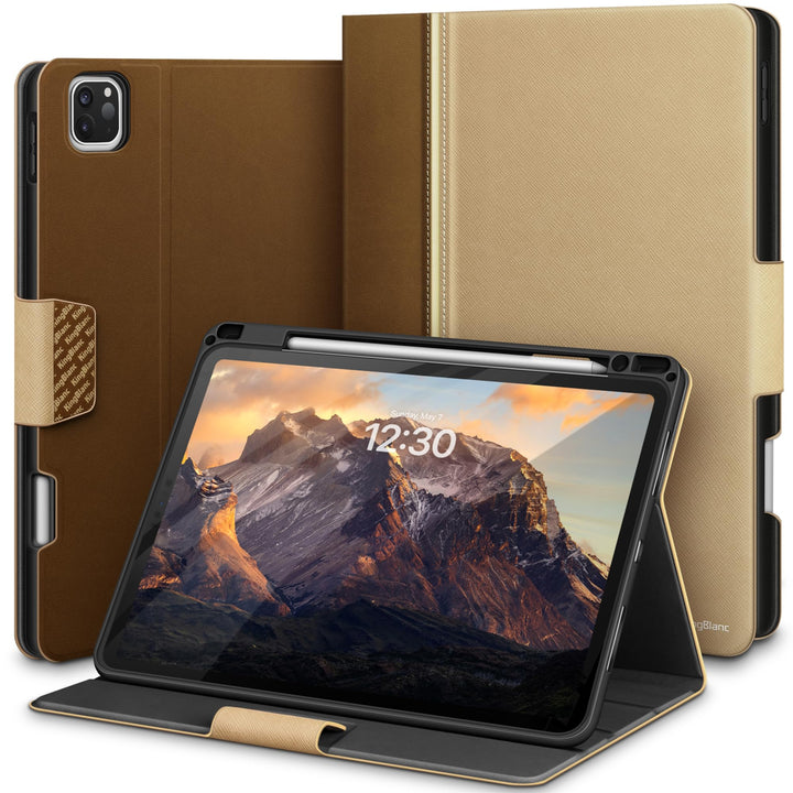 KingBlanc Hülle für iPad Pro 11 Zoll 4. Generation 2022 3./2./1. Gen (2021/2020/2018) mit Stifthalte