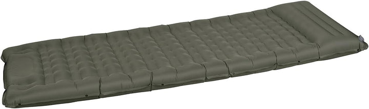 Semptec Urban Survival Technology Isomatte: Aufblasbare Luftmatte mit Fusspressepumpe, Kissen und Tr