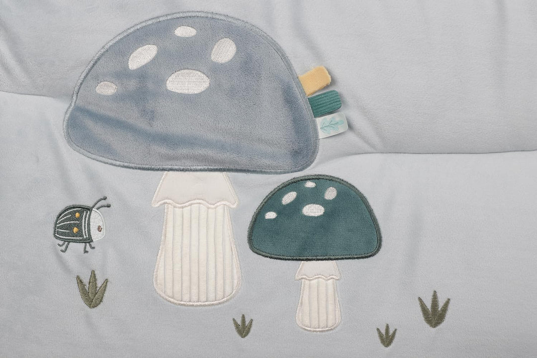 Little Dutch Krabbeldecke Spieldecke Activity Matte Baby (80x100 cm) blau - Forest Friends