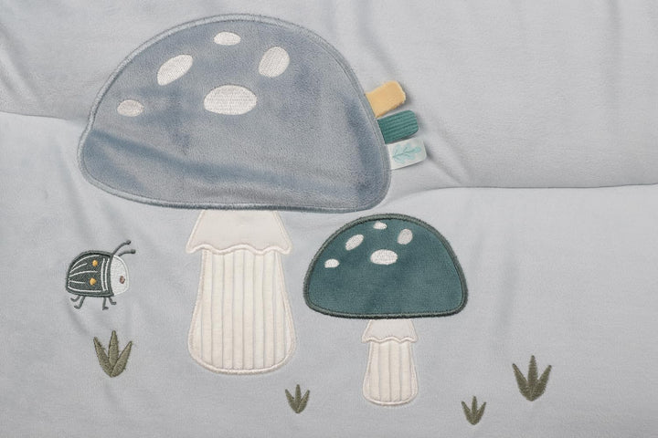 Little Dutch Krabbeldecke Spieldecke Activity Matte Baby (80x100 cm) blau - Forest Friends