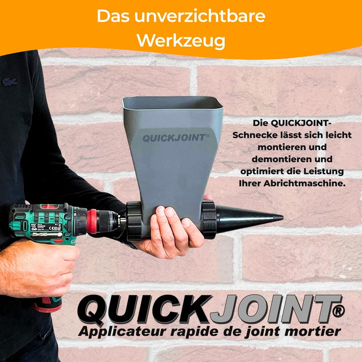 QUICKJOINT Schnecke – Edelstahl und Kunststoff, Sechskantkopf, UNC 5 mm Gewinde, Zubehör für Schnell