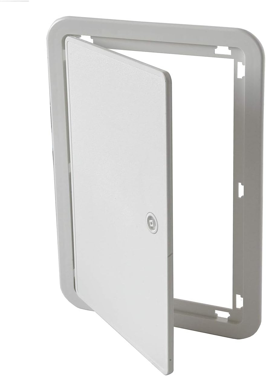 La Ventilazione SI2030B Inspektionstür aus ABS, Weiss, 215x315 mm Weiss 215x315 mm Für den Einbau, W