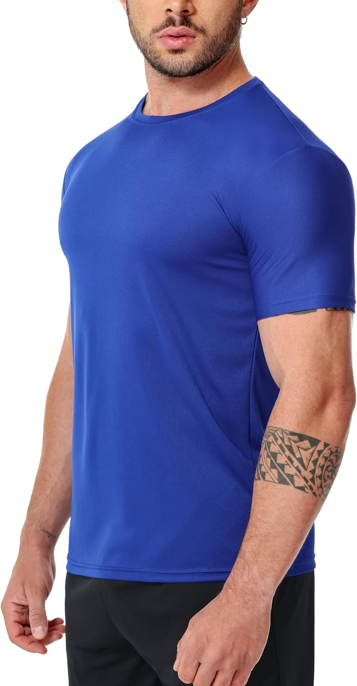 Funktionsshirt Herren Sport T Shirt Kurzarm 3er Pack Atmungsaktiv Männer Tshirt Sportkleidung Workou