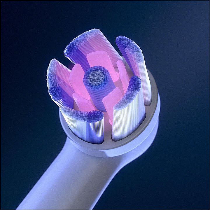 Oral-B iO Strahlendes Weiss Aufsteckbürsten für elektrische Zahnbürste, 6 Stück, Oral-B’s beste Zahn