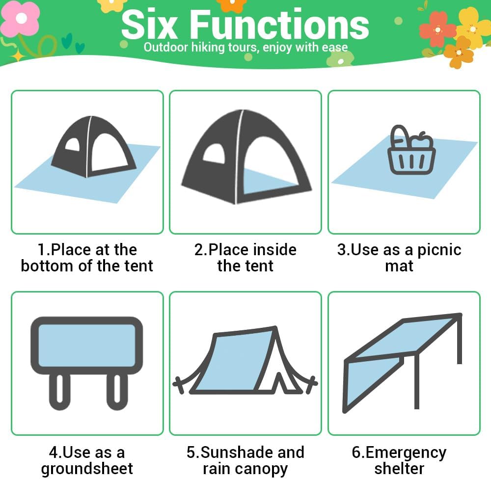 Picknickdecke wasserdicht, 150 x 100 cm Mini picknickdecke, Wasserdicht und schmutzabweisend, Ultral