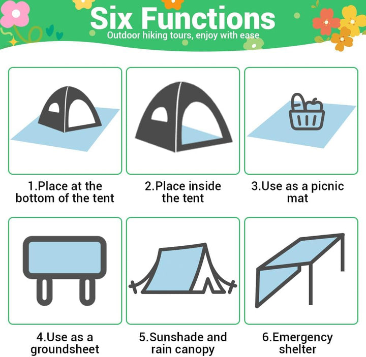 Picknickdecke wasserdicht, 150 x 100 cm Mini picknickdecke, Wasserdicht und schmutzabweisend, Ultral