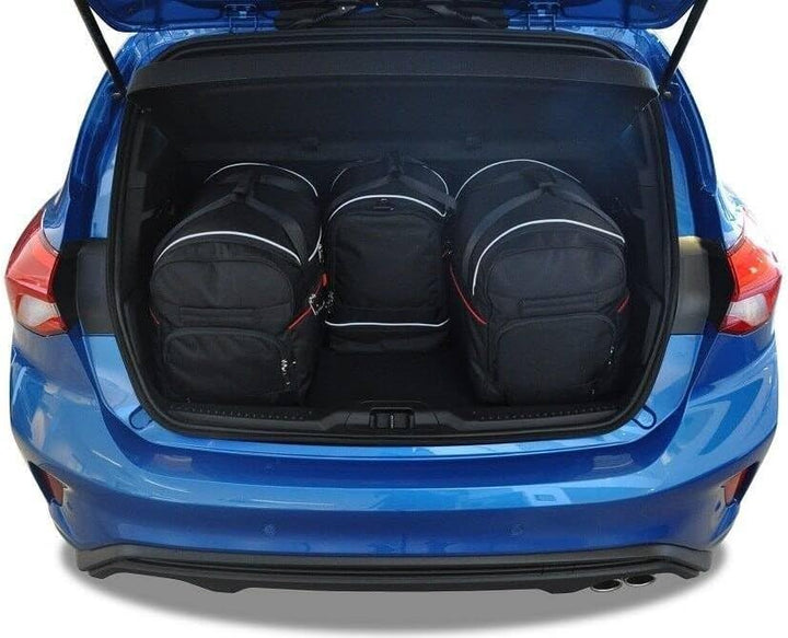 KJUST Dedizierte Reisetaschen 4 stk kompatibel mit FORD FOCUS HATCHBACK IV 2018+