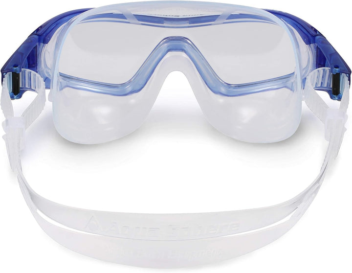Aquasphere Unisex Vista Pro Schwimmmaske (1er Pack) Einheitsgrösse Transparent - Blaue Titan-Spiegel
