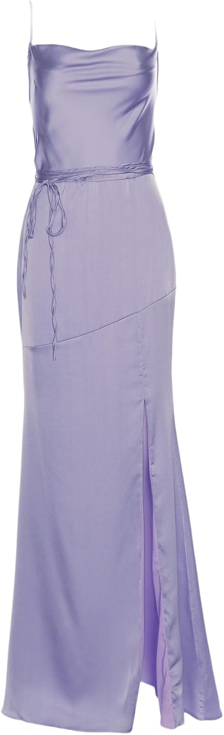 TRENDYOL Damen Women Maxi Shift Regular Fit Woven Evening Dress Damen Maxi Shift Normal geschnittene