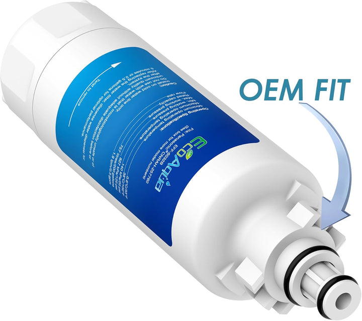 EcoAqua EFF-6032B Kühlschrankwasserfilterersatz Kompatibel mit Panasonic CNRAH-257760, CNRBH-125950,