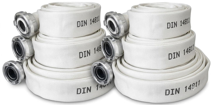 Miko® Bauschlauch C52 20m DIN 14811, Industrie Feuerwehrschlauch geprüft