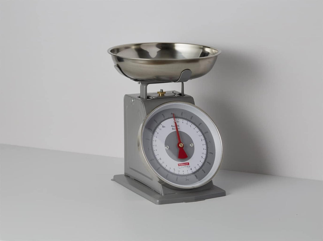 Typhoon Analoguhr aus Glas, runde Wanduhr mit analogem Zifferblatt