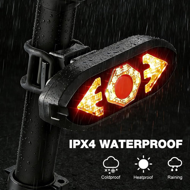 Blinker E Scooter, IPX4 USB Wiederaufladbar E Scooter Blinker mit Funkfernbedienung & Automatische B
