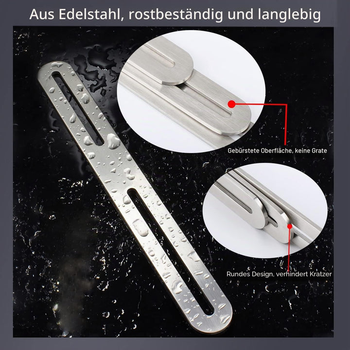 Befestigungsset für Zaunbriefkasten 2stk Zaunbefestigung 280 x 24mm Briefkasten Befestigung Briefkas
