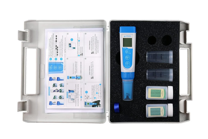 Apera Instruments EC60 Premium Leitfähigkeits-Messgerät & PH20 pH-Meter, Messgerät im Taschenformat
