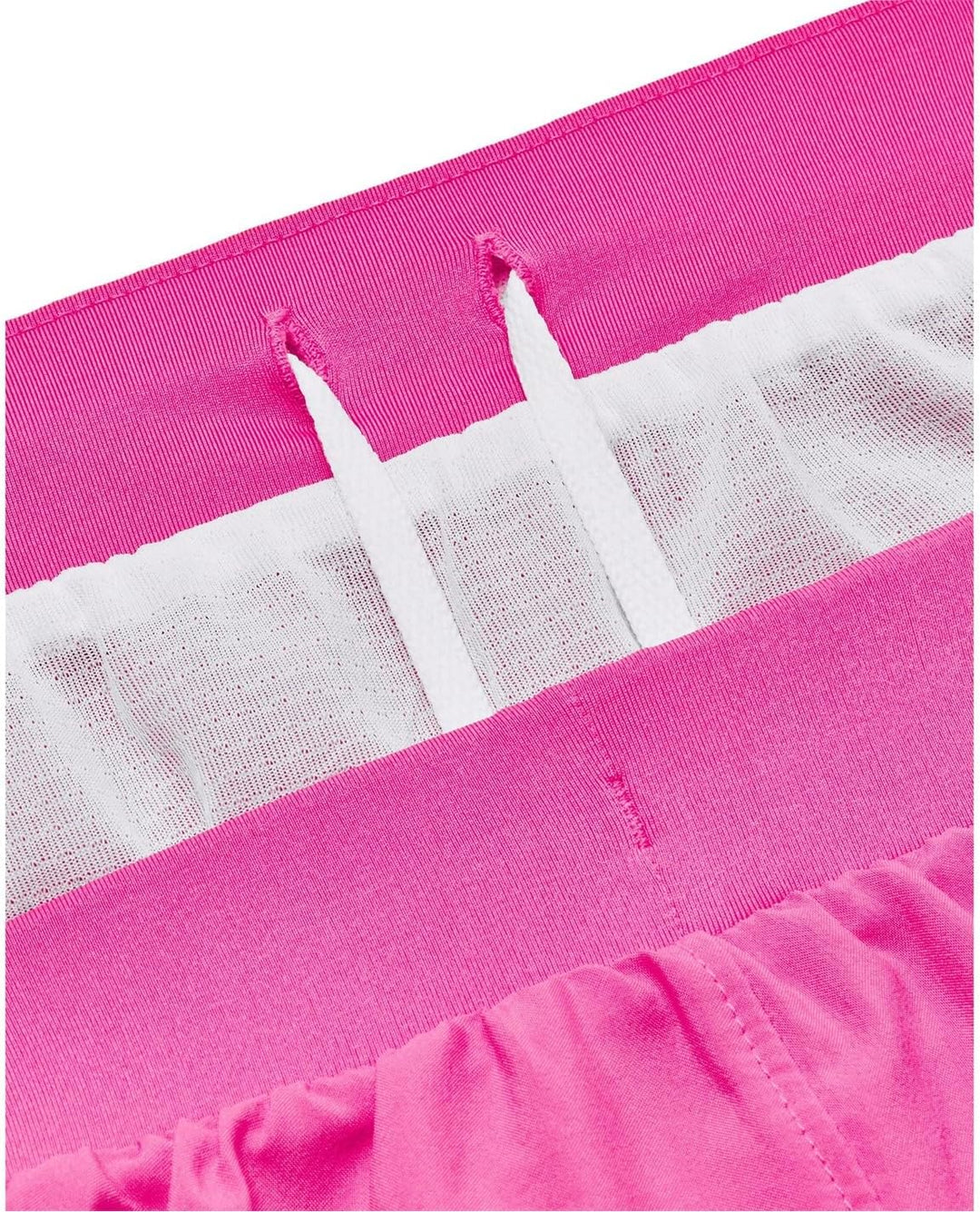 Under Armour Damen Kurze Hose Fly by 2.0 Laufshorts L-XL Rebel Pink / Weiss / Reflektierend, L-XL Re