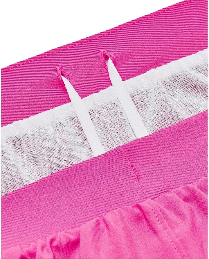 Under Armour Damen Kurze Hose Fly by 2.0 Laufshorts L-XL Rebel Pink / Weiss / Reflektierend, L-XL Re