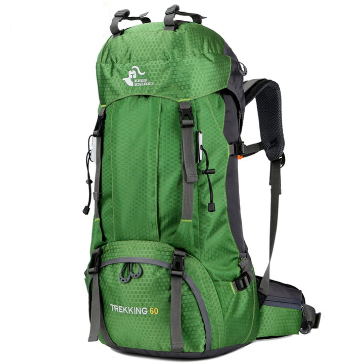 Bseash 60L Wasserdichter leichter Wanderrucksack mit Regenschutz, Outdoor Sport Tagesrucksack Multif