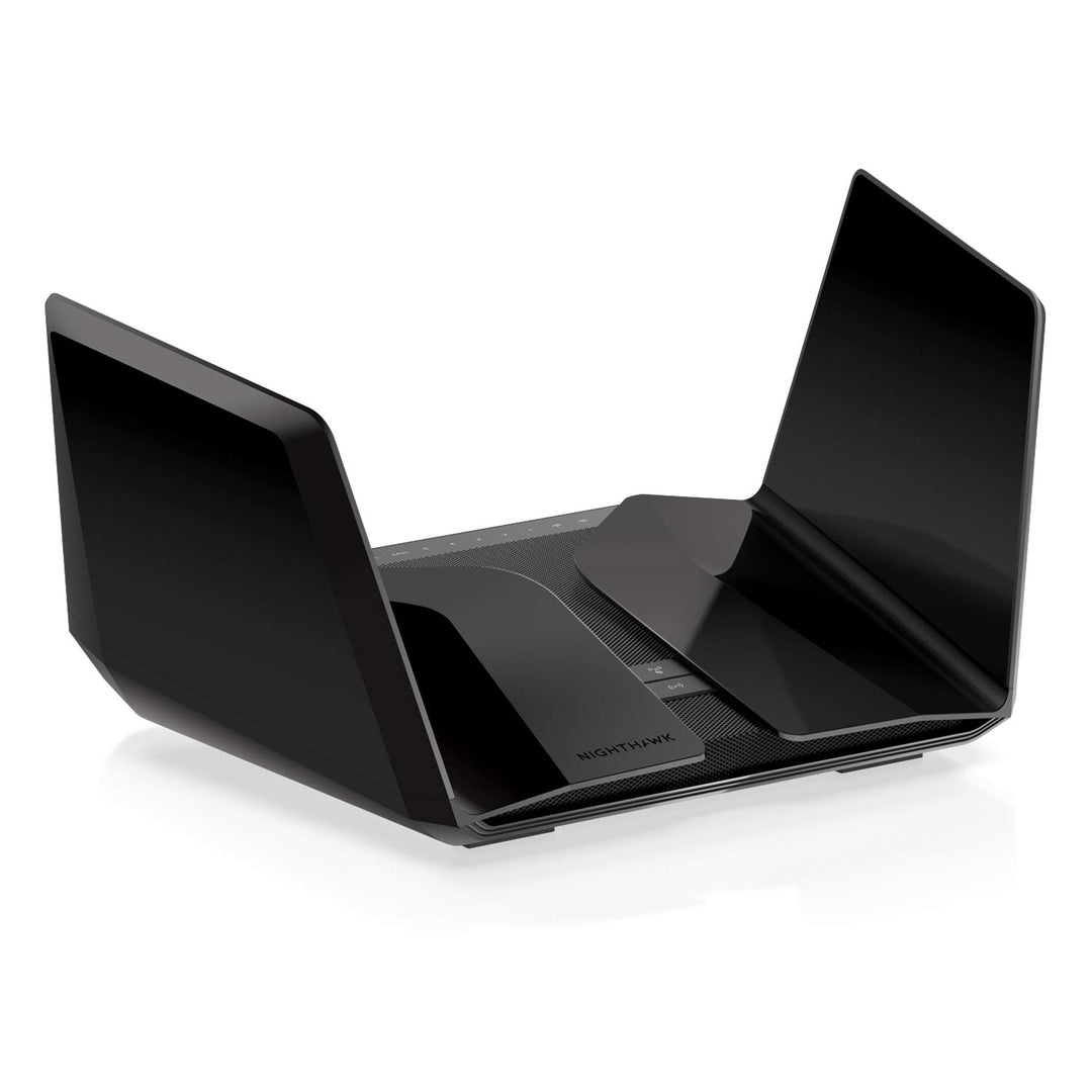Netgear RAXE500 WiFi 6E WLAN Router 12-Stream | AXE11000 Tri-Band WLAN-Geschwindigkeit bis zu 10,8 G