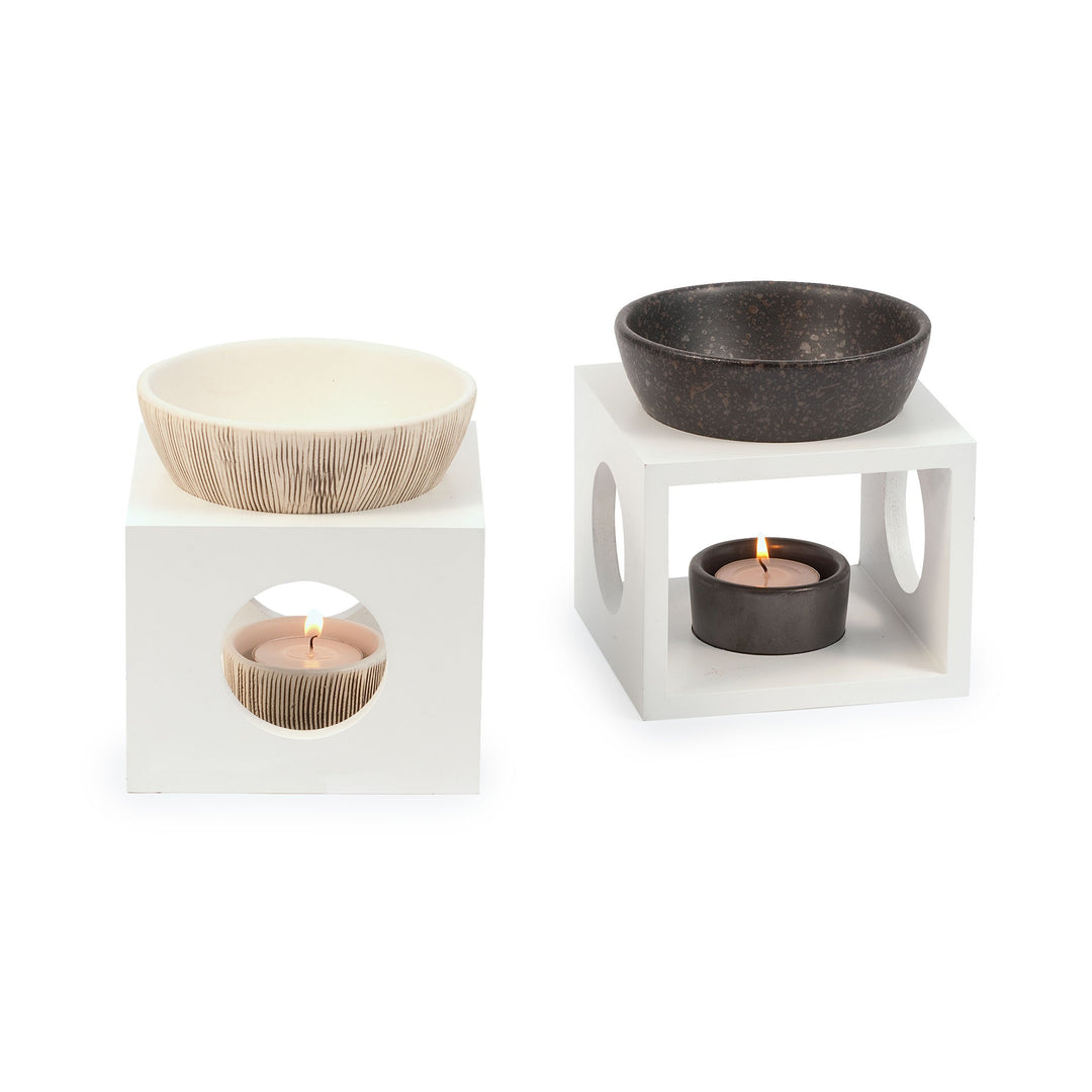Duftlampe "Spa" im 2er Set Bunt, Bunt