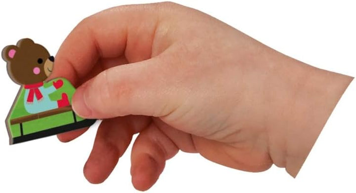 Janod J02721 4 Seasons Magneti'Book, Orange 4 Jahreszeiten, 4 Jahreszeiten