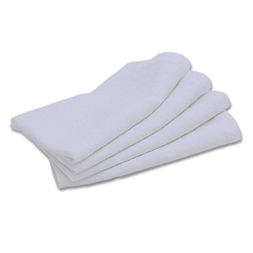 Linenme 53 x 53 cm Leinen- Stone Washed X4- Servietten, Stone-Washed-Optik Set von 10, Aloe grün Par
