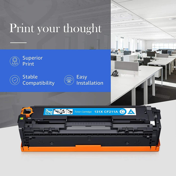 STAROVER Kompatible Tonerkartusche, Ersatz für HP 131X 131A CF210X CF210A für HP Laserjet M251nw M27
