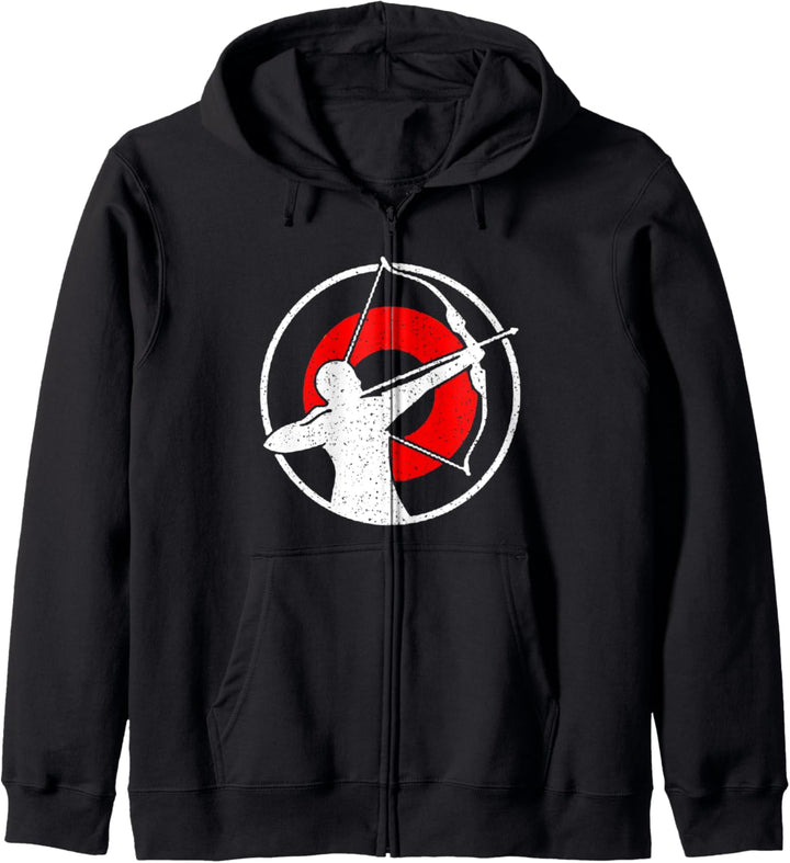 Bogensport - Bogenschiessen - Bogenschütze ARCHER Geschenk Kapuzenjacke
