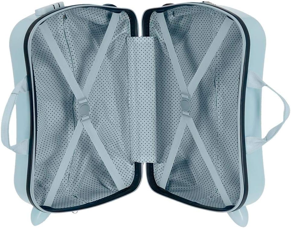 Disney Frozen Die Eiskönigin Nature is magical Kinder-Koffer Blau 50x39x20 cms Hartschalen ABS Kombi