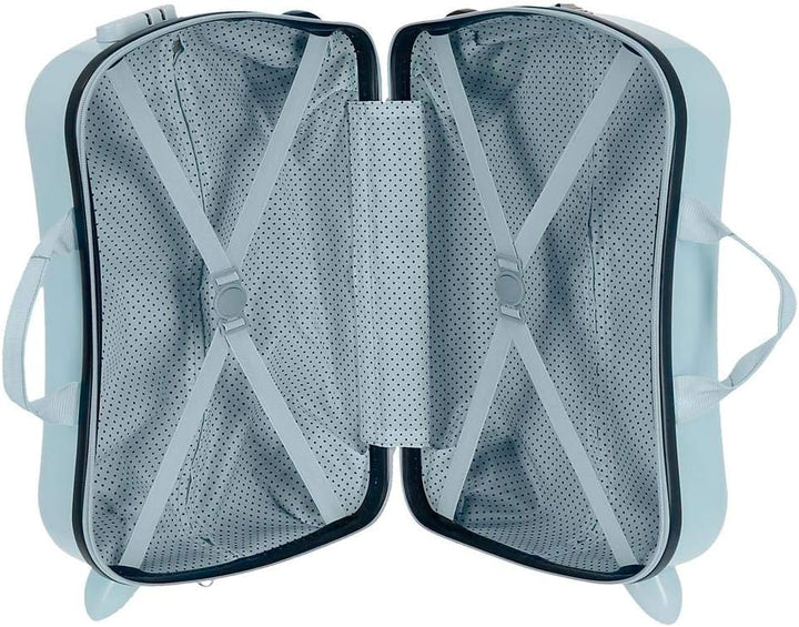 Disney Frozen Die Eiskönigin Nature is magical Kinder-Koffer Blau 50x39x20 cms Hartschalen ABS Kombi