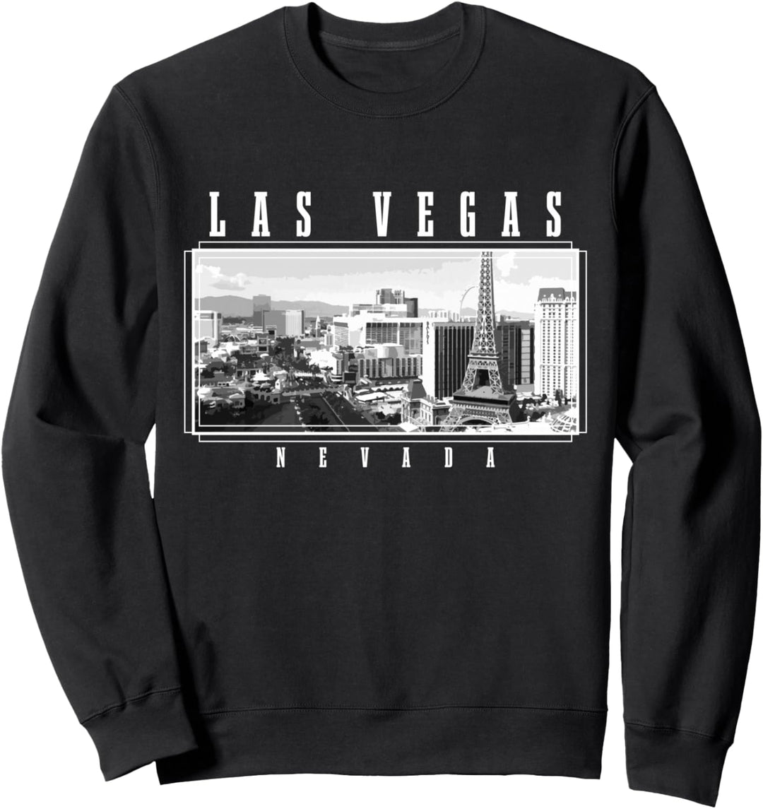 Las Vegas Skyline Nevada Vintage USA Amerika Souvenir Sweatshirt
