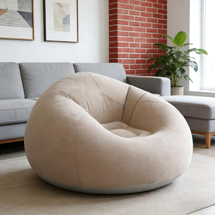 Luftsofa, Aufblasbare Couch, Aufblasbarer Sessel, 105x105x60cm Ultraweicher Inflatable Sessel, ohne