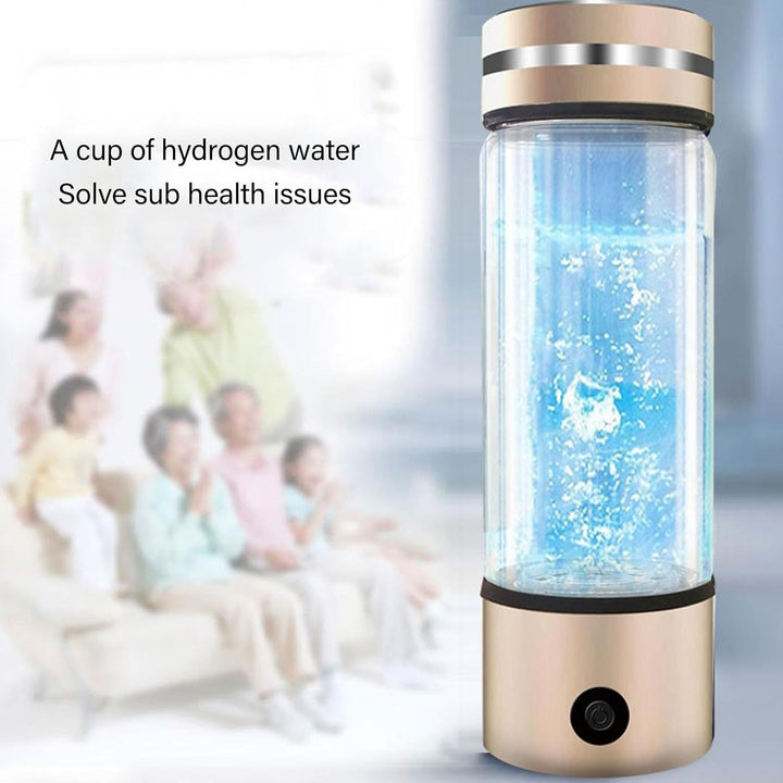 Wasserstoff Wasser Generator Flasche 300ml bis 1400 PPB Ionisator für Trinkwasser