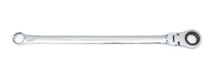 GEARWRENCH Getriebe 12 Stück XL Flex Head Doppelkasten-Ratschenschlüssel, 24 mm – 86024, Schwarz 24m