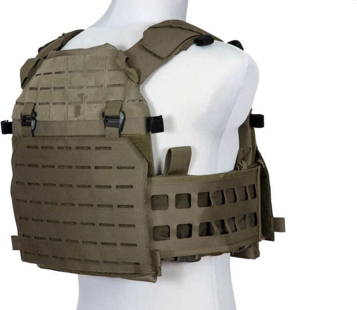 Gunfire Tactical Advanced Laser-Cut Tactical Vest Universelle Grösse Olive, Universelle Grösse Olive