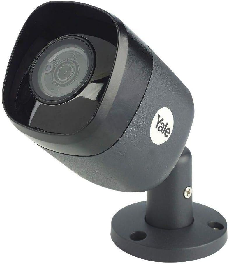 Yale SV-4C-2ABFX Smart Home CCTV Kit-HD1080, 2 Kameras, 4 Kanäle, 1TB Festplatte, Schwarz