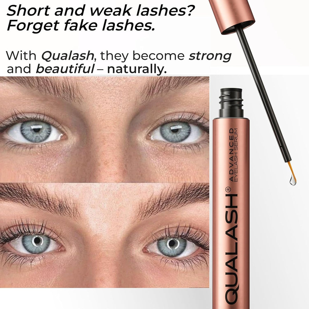 Wimpernserum für Long Lashes – QUALASH® Advanced Lash & Eyelash Serum 3,5 ml für schnell Wachstum, T
